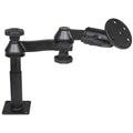 RAM-VP-SW1-45-240:RAM-VP-SW1-45-240_1:RAM® Tele-Pole™ with 4" & 5" Poles, Swing Arms & Large Round Plate