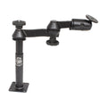 RAM-VP-SW1-47:RAM-VP-SW1-47_1:RAM® Tele-Pole™ with 4" & 7" Poles, Double Swing Arms & Round Plate