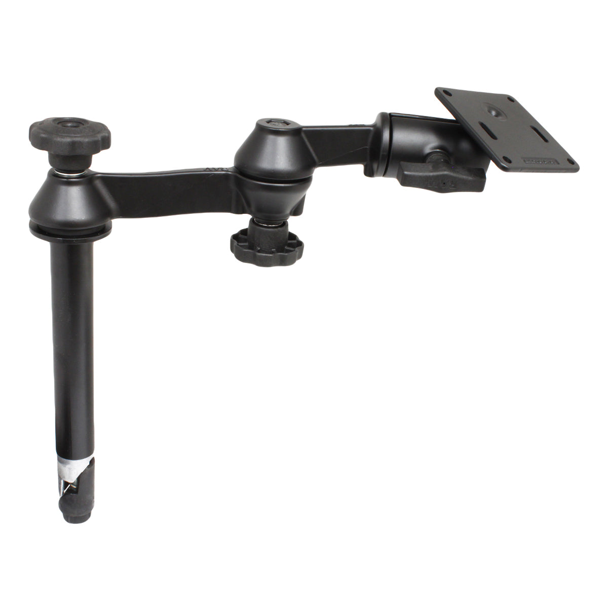 RAM-VP-SW1-8-2461:RAM-VP-SW1-8-2461_1:RAM® 8" Upper Pole with Double Swing Arms & 75x75mm VESA Plate