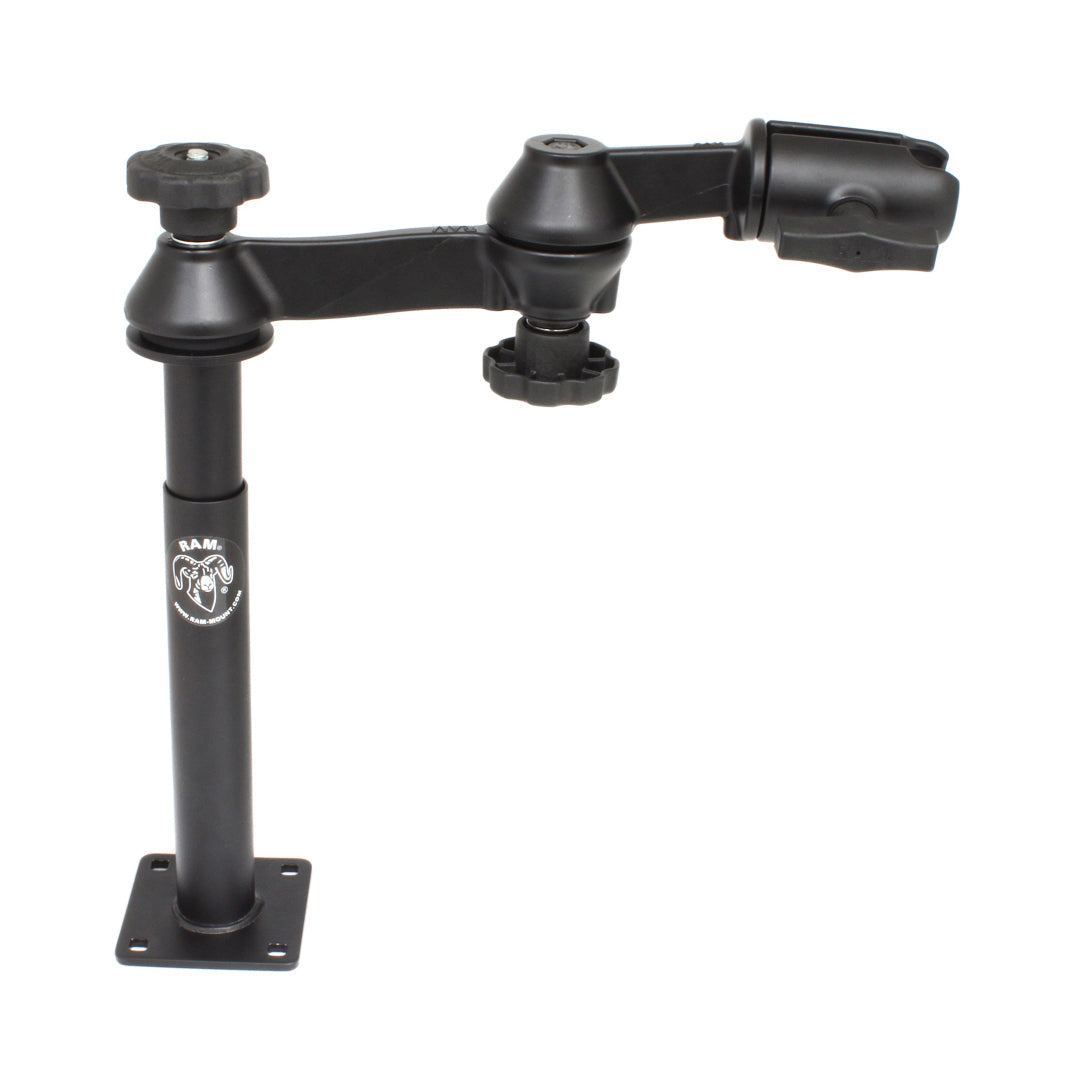 RAM-VP-SW1-89NB:RAM-VP-SW1-89NB_1:RAM® Tele-Pole™ with 8" & 9" Poles & Double Swing Arms