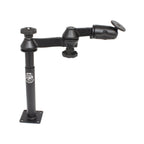 RAM-VP-SW1-89:RAM-VP-SW1-89_1:RAM® Tele-Pole™ with 8" & 9" Poles, Double Swing Arms & Round Plate