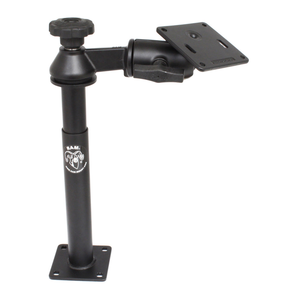 RAM-VP-SW2-89-2461:RAM-VP-SW2-89-2461_1:RAM® Tele-Pole™ with 8" & 9" Poles, Swing Arm & 75x75mm VESA Plate