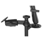 RAM-VP-SW2F-45-2461:RAM-VP-SW2F-45-2461_1:RAM® Tele-Pole™ with 4” & 5” Poles and Double Ball 75x75mm VESA Mount