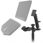 RAM-VP-SW2F-8-2461:RAM-VP-SW2F-8-2461_1:RAM® 8” Upper Pole and Double Ball 75x75mm VESA Mount