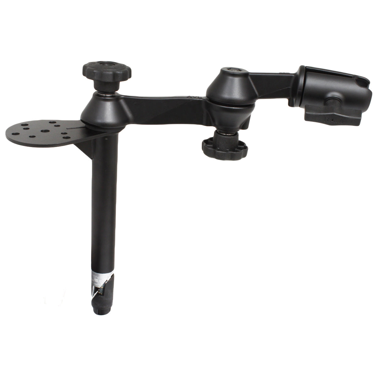 RAM-VP-TTMF8-1U:RAM-VP-TTMF8-1U_1:RAM® 8" Upper Pole with Flange and Double Swing Arms