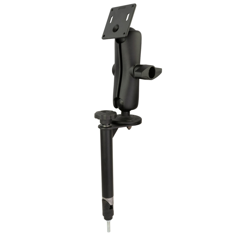 RAM-VP-TTMF8-D-101-2461U:RAM-VP-TTMF8-D-101-2461U_1:RAM® 8" Upper Flange Pole with D Size 75x75mm VESA Mount