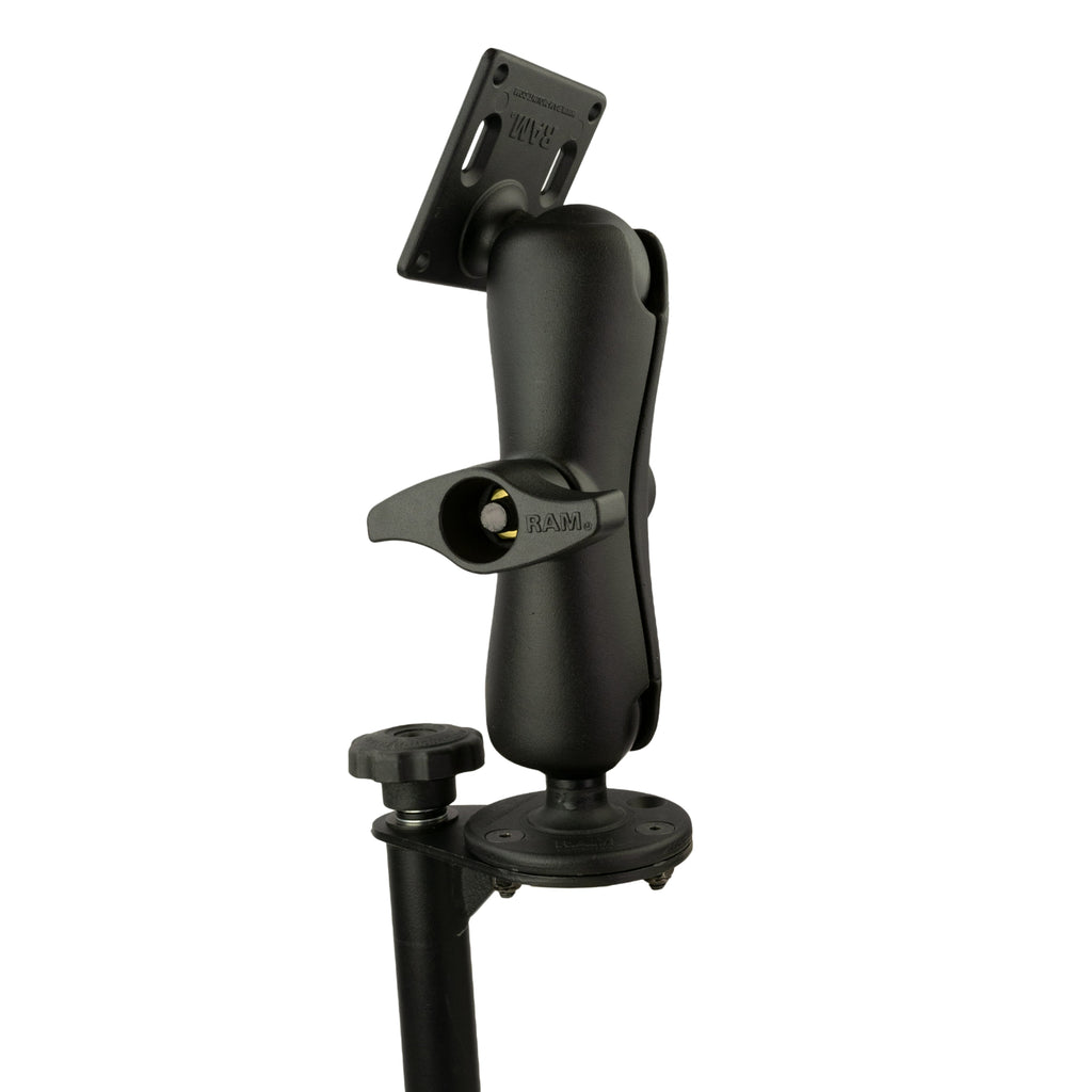 RAM-VP-TTMF8-D-101-2461U:RAM-VP-TTMF8-D-101-2461U_1:RAM® 8" Upper Flange Pole with D Size 75x75mm VESA Mount