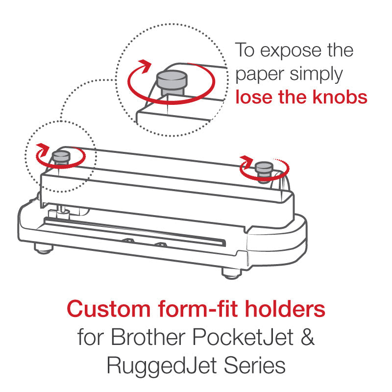 RAM-VPR-101:RAM-VPR-101_1:RAM® Form-Fit Printer Holder for Brother PocketJet Series