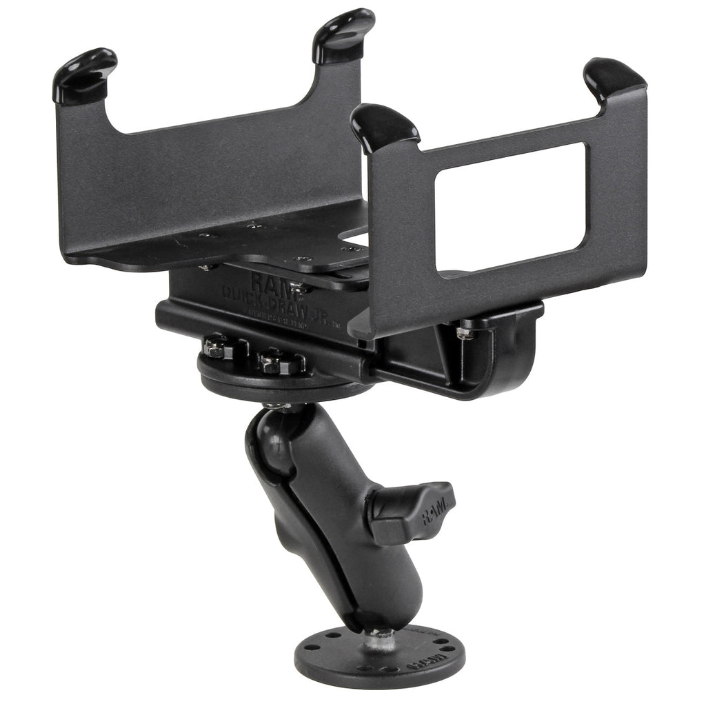 RAM-VPR-105T-B-1:RAM-VPR-105T-B-1_1:RAM® Drill-Down Mount with Printer Cradle for Toshiba EP4 - Short