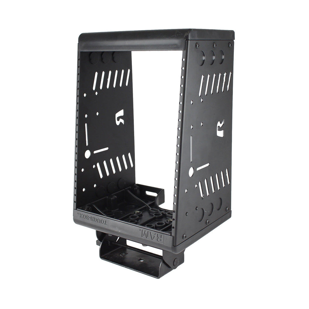 RAM-VRR-13A:RAM-VRR-13A_1:RAM® Tough-Box™ 13" Console with 11" Faceplate Area & Radio Rack