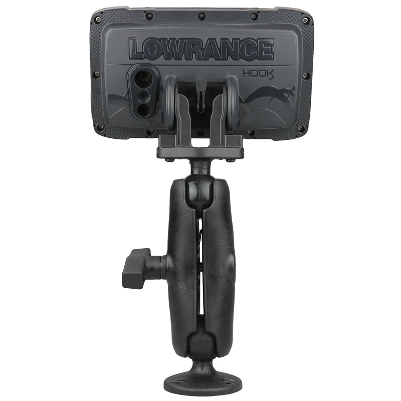 RAP-101-LO12:RAP-101-LO12_1:RAM® Composite Mount for Lowrance Eagle 4 & 5, Hook² & Reveal - C Size