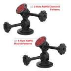 RAP-101-PV4-2P-MAG88U:RAP-101-PV4-2P-MAG88U_1:RAM® Dual 90-Degree Pivot Magnetic Mount with Knob