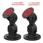 RAP-101-PV4-2P-NK-MAG88U:RAP-101-PV4-2P-NK-MAG88U_1:RAM® Dual 90-Degree Pivot Magnetic Mount