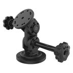 RAP-101-PV4-2S-MAG88U:RAP-101-PV4-2S-MAG88U_1:RAM® Dual Straight Pivot Magnetic Mount with Knob