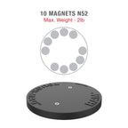 RAP-101-PV4-2S-MAG88U:RAP-101-PV4-2S-MAG88U_1:RAM® Dual Straight Pivot Magnetic Mount with Knob