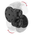 RAP-101-PV4-2S-NKU:RAP-101-PV4-2S-NKU_1:RAM® Dual Straight Pivot Mount