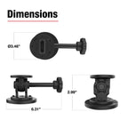 RAP-101-PV4-MAG88U:RAP-101-PV4-MAG88U_1:RAM® Single Pivot Magnetic Mount with Knob