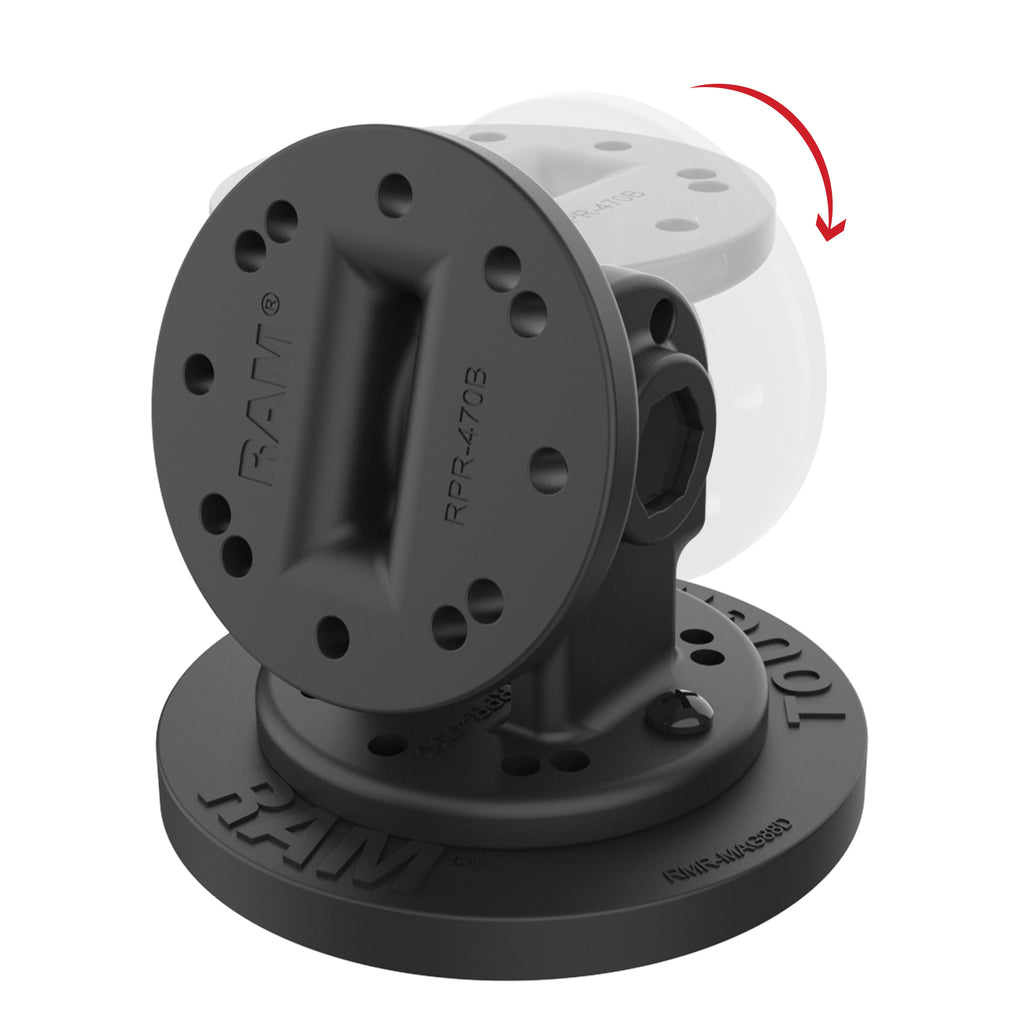 RAP-101-PV4-NK-MAG88U:RAP-101-PV4-NK-MAG88U_1:RAM® Single Pivot Magnetic Mount
