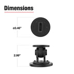RAP-101-PV4-NK-MAG88U:RAP-101-PV4-NK-MAG88U_1:RAM® Single Pivot Magnetic Mount