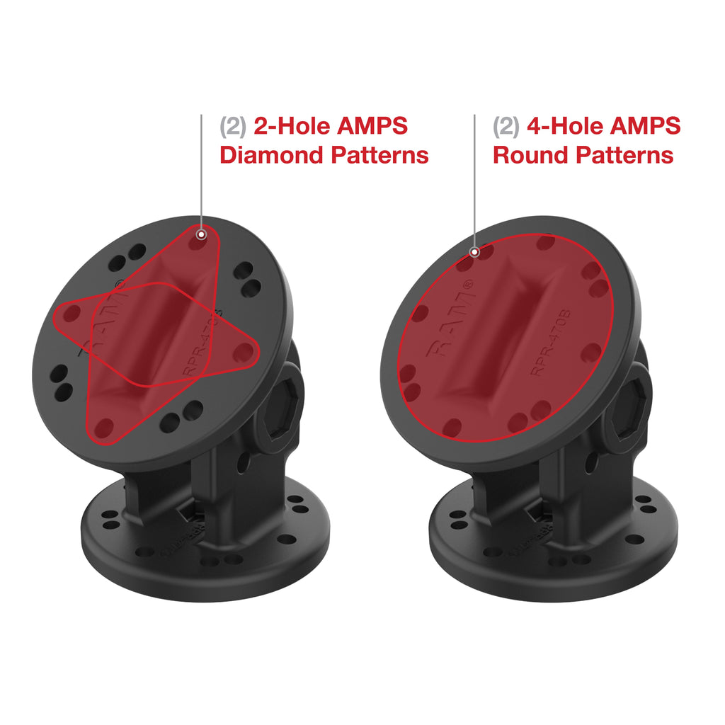 RAP-101-PV4-NKU:RAP-101-PV4-NKU_1:RAM® Single Pivot Mount