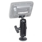RAP-101U-LO11:RAP-101U-LO11_1:RAM® Composite Double Ball Mount for Lowrance Elite-5, Mark-5 + More