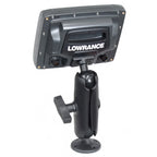 RAP-101U-LO11:RAP-101U-LO11_1:RAM® Composite Double Ball Mount for Lowrance Elite-5, Mark-5 + More