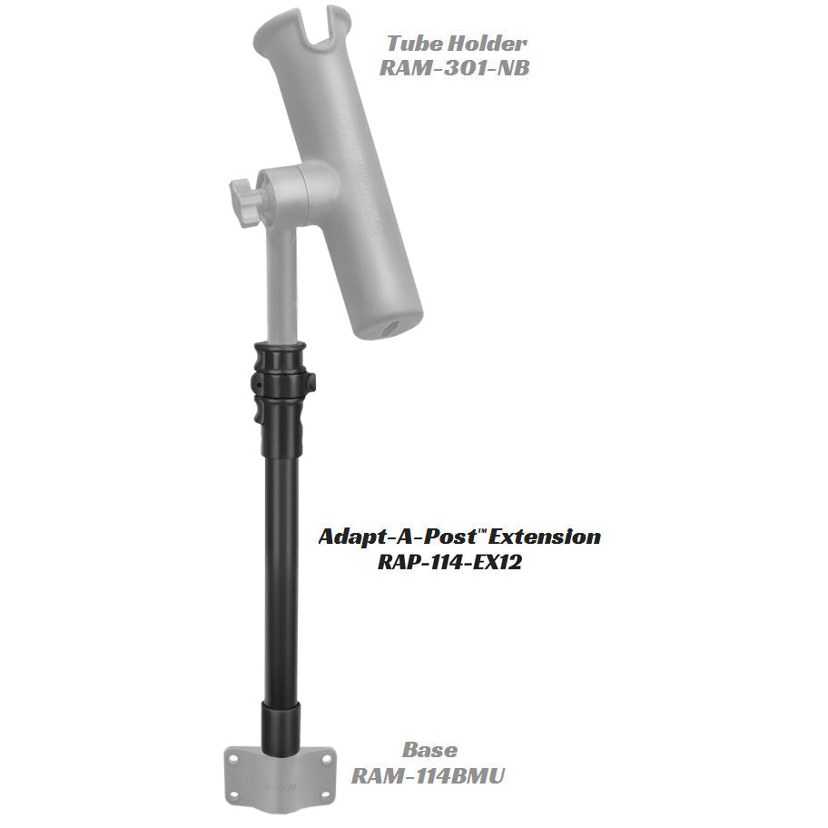 RAP-114-EX12:RAP-114-EX12_1:RAM® Adapt-A-Post™ 15" Extension Pole