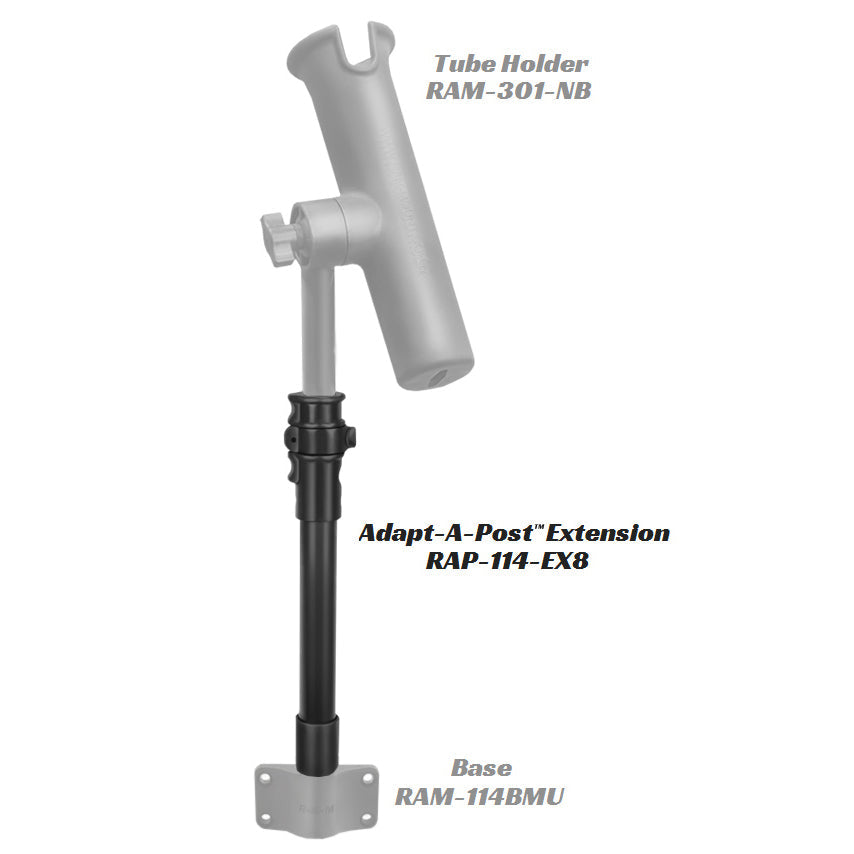 RAP-114-EX8:RAP-114-EX8_1:RAM® Adapt-A-Post™ 11" Extension Pole
