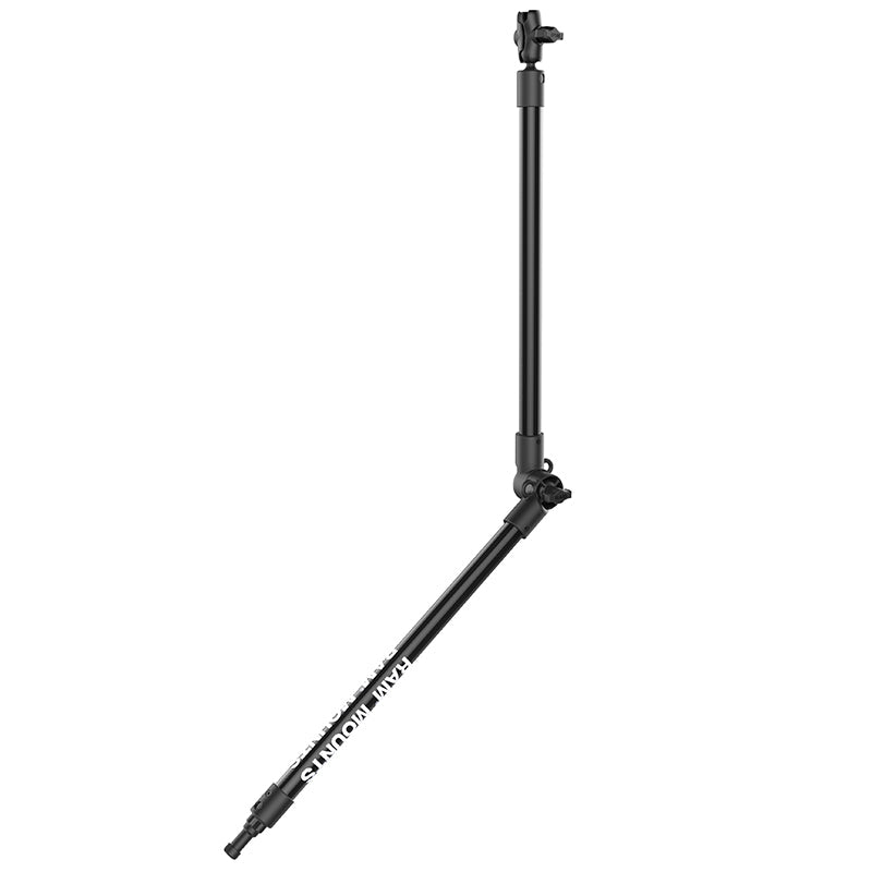 RAP-114-PSP-18-18-AU:RAP-114-PSP-18-18-AU_1:RAM® Tough-Pole™ 48" Double Pipe Mount with Spline Post