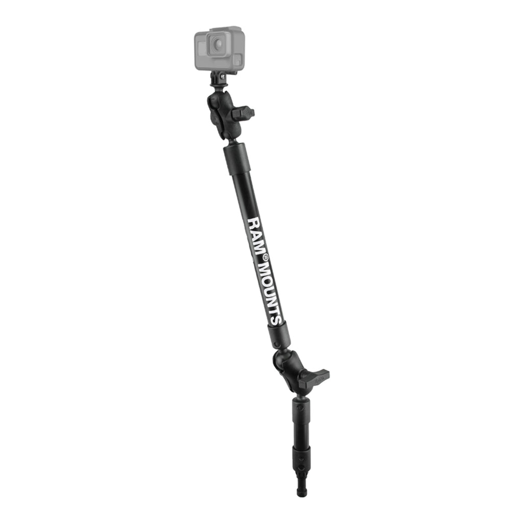 RAP-114-PSP-4-12-A-GOP1:RAP-114-PSP-4-12-A-GOP1_1:RAM® Tough-Pole™ 27" Camera Mount with Spline Post