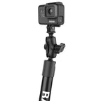RAP-114-PSP-4-12-A-GOP1:RAP-114-PSP-4-12-A-GOP1_1:RAM® Tough-Pole™ 27" Camera Mount with Spline Post
