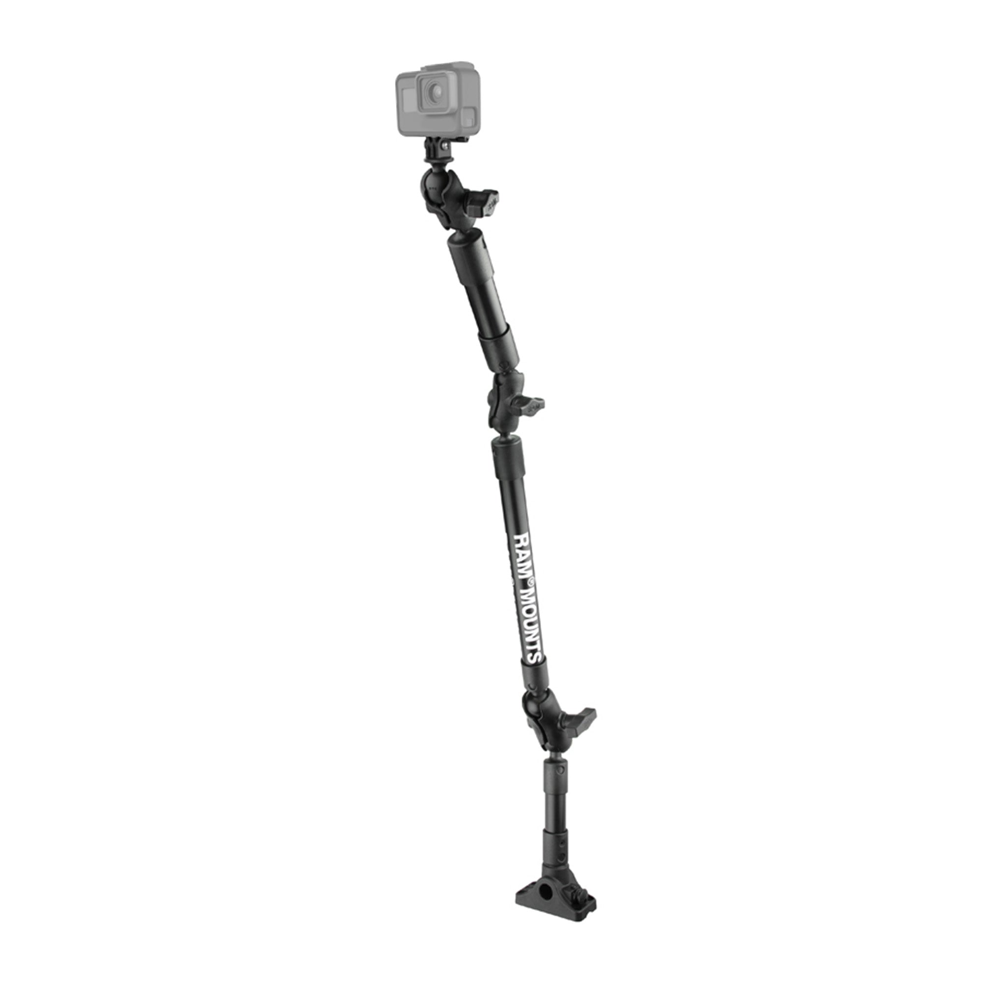 RAP-114BD-4-12-4-A-GOP1:RAP-114BD-4-12-4-A-GOP1_1:RAM® Tough-Pole™ 38" Camera Mount with Bulkhead Base