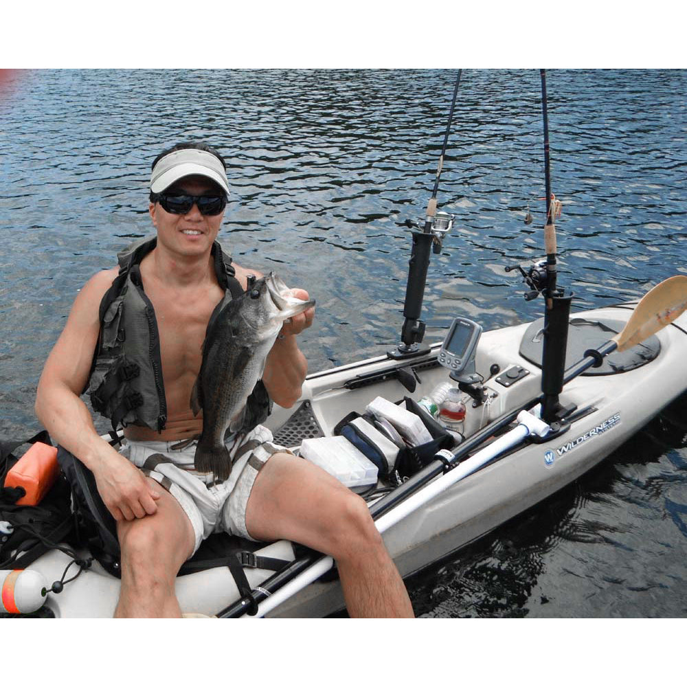 RAP-119SW:RAP-119SW_1:RAM® Tube™ Rod Holder with Round Plate for Salt Water Use