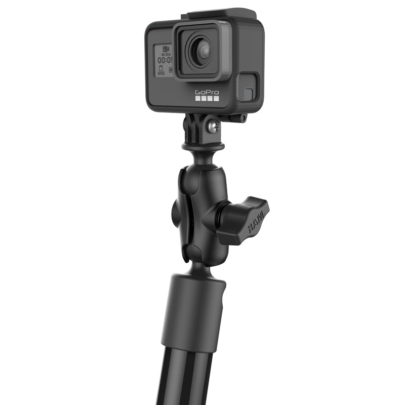 RAP-201-B-12-4-A-GOP1:RAP-201-B-12-4-A-GOP1_1:RAM® Tough-Pole™ 30" Socket Arm with Universal Camera Mount