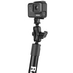 RAP-201-B-12-A-GOP1:RAP-201-B-12-A-GOP1_1:RAM® Tough-Pole™ 21" Socket Arm with Universal Camera Mount