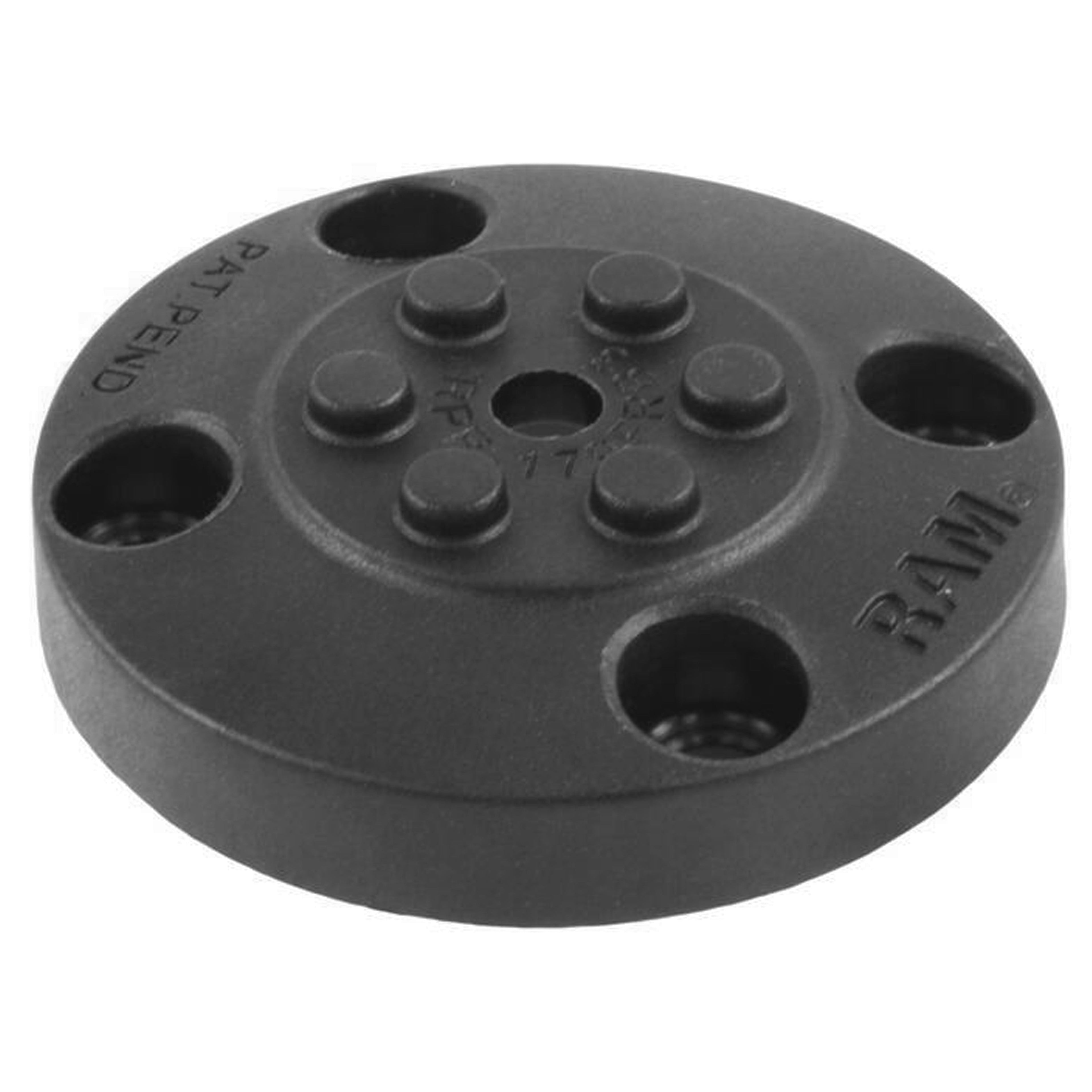 RAP-202PLU:RAP-202PLU_1:RAM® Pin-Lock™ 4-Hole AMPS Round Plate Adapter