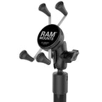 RAP-224-18-A-UN7:RAP-224-18-A-UN7_1:RAM® X-Grip® Phone Mount with RAM® Twist-Lock™ Suction Base & 18" Pole