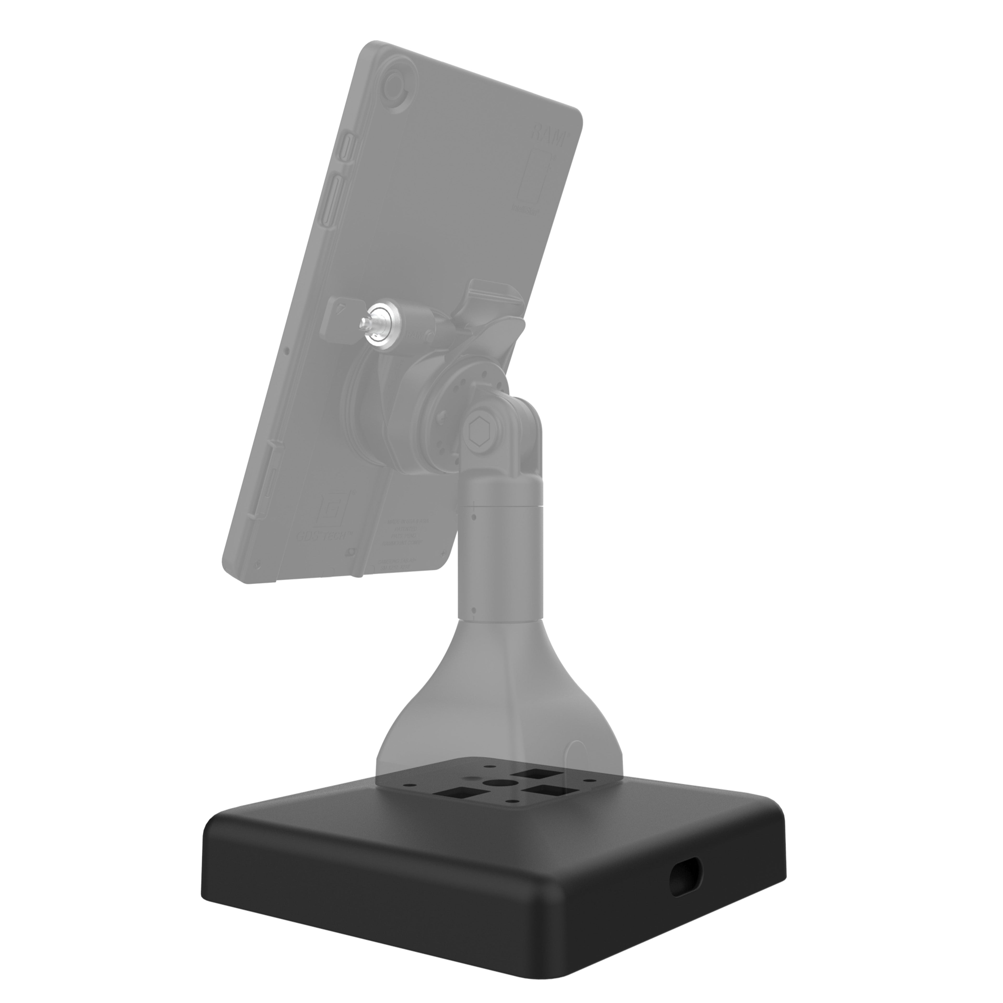 RAP-251-2U:RAP-251-2U_1:RAM® Weighted Platform Base with 4-Hole Pattern for GDS® Pedestal Docks