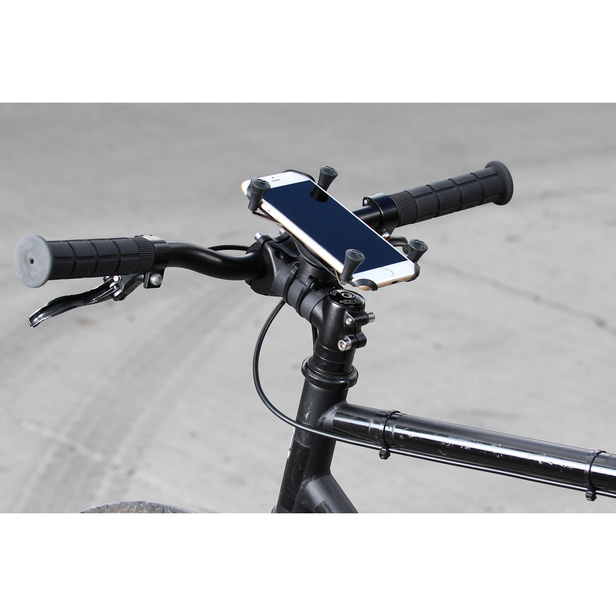 RAP-274-1-UN10:RAP-274-1-UN10_1:RAM® X-Grip® Large Phone Mount with RAM® EZ-On/Off™ Bicycle Base