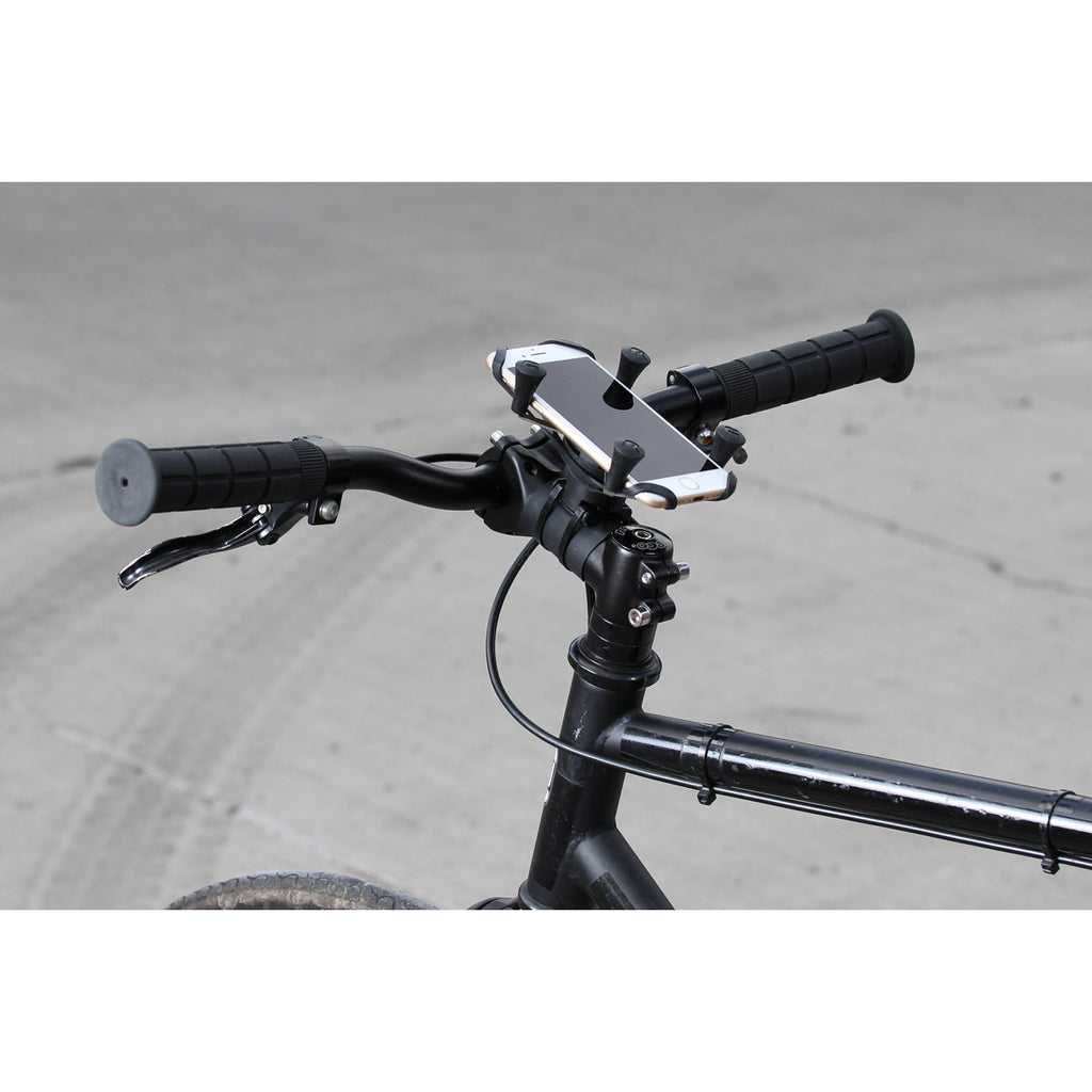 RAP-274-1-UN7U:RAP-274-1-UN7U_1:RAM® X-Grip® Phone Mount with RAM® EZ-On/Off™ Bicycle Base
