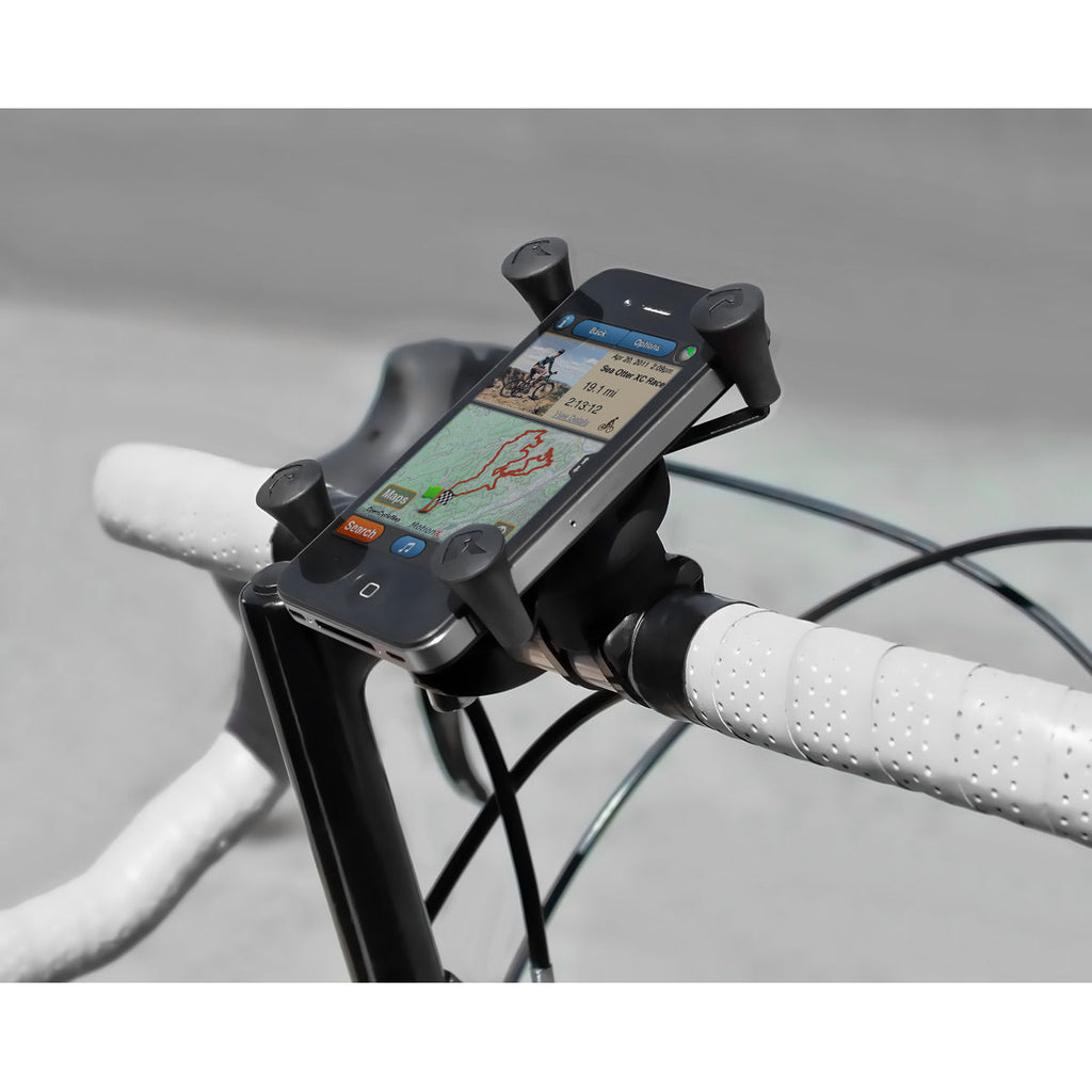 RAP-274-1-UN7U:RAP-274-1-UN7U_1:RAM® X-Grip® Phone Mount with RAM® EZ-On/Off™ Bicycle Base