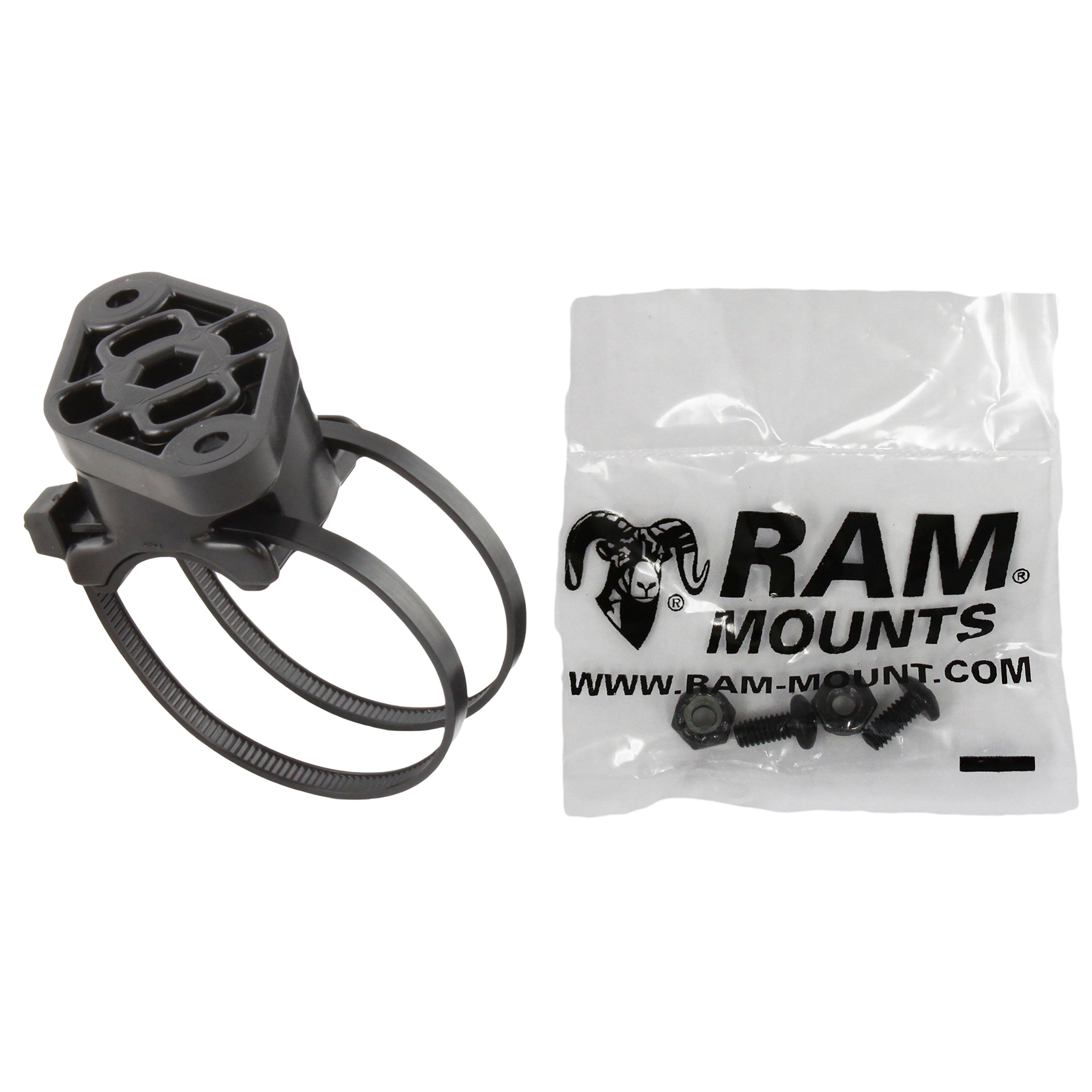 RAP-274-1HU:RAP-274-1HU_1:RAM® EZ-On/Off™ Bicycle Mount with Swivel Base Adapter & Hardware