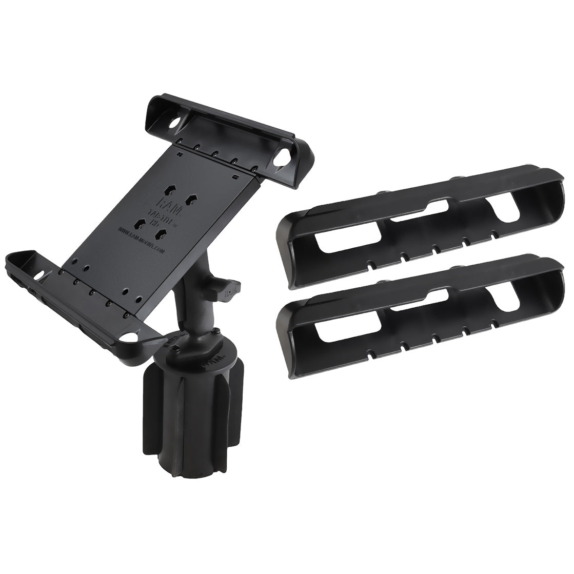RAP-299-3-B-102-TAB-LG:RAP-299-3-B-102-TAB-LG_1:RAM® Tab-Tite™ Large Tablet Holder with RAM-A-CAN™ II Cup Holder Mount
