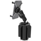 RAP-299-3-UN10U:RAP-299-3-UN10U_1:RAM® X-Grip® Large Phone Mount with RAM-A-CAN™ II Cup Holder Base