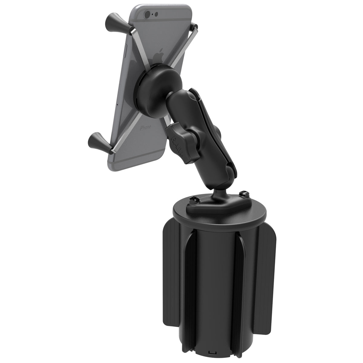 RAP-299-3-UN10U:RAP-299-3-UN10U_1:RAM® X-Grip® Large Phone Mount with RAM-A-CAN™ II Cup Holder Base