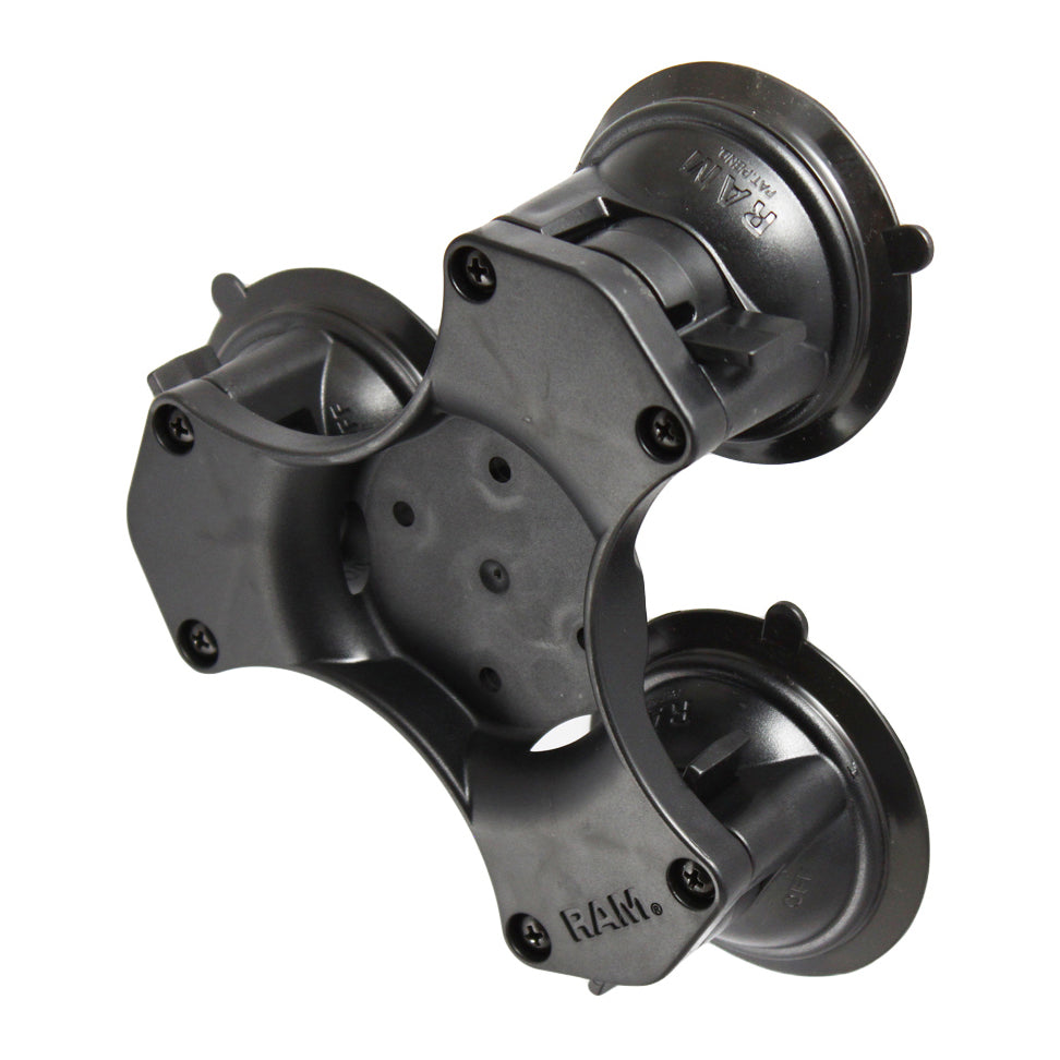 RAP-365-224-1BU:RAP-365-224-1BU_1:RAM® Twist-Lock™ Triple Suction Cup Base with AMPS Hole Pattern