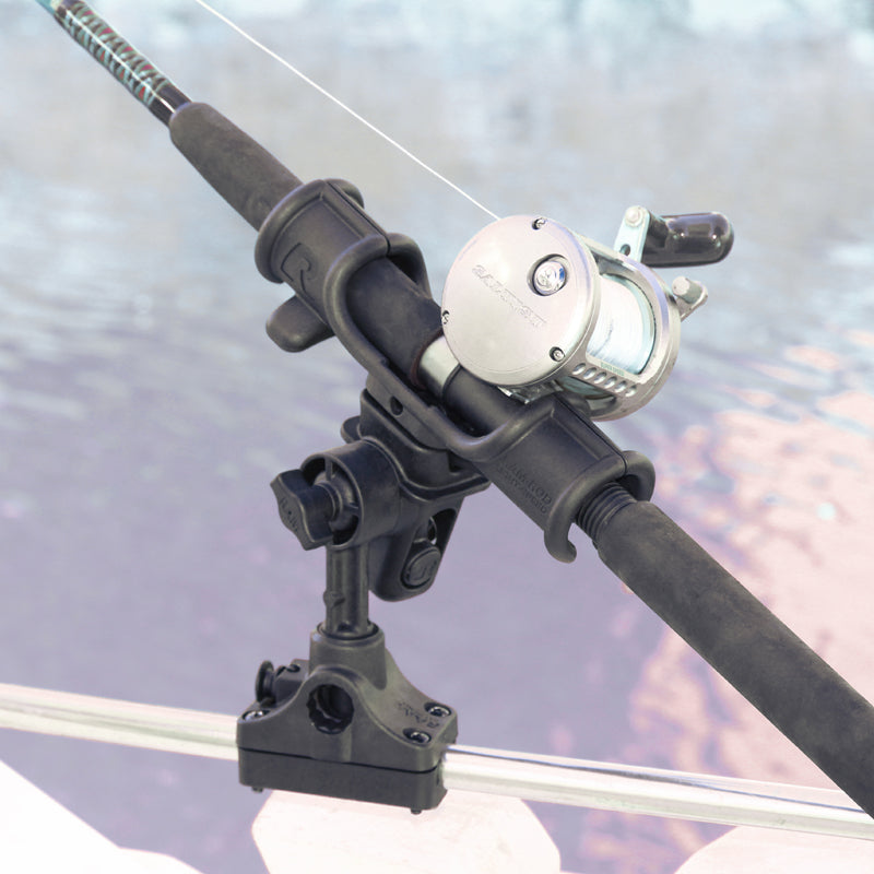 RAP-370-R:RAP-370-R_1:RAM® Light-Speed™ Fishing Rod Holder with Rail Base