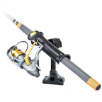 RAP-390-BMPU:RAP-390-BMPU_1:RAM® Tube Jr.™ Rod Holder with Bulkhead/Flat Surface Base - 6" Post