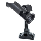RAP-390-BMPU:RAP-390-BMPU_1:RAM® Tube Jr.™ Rod Holder with Bulkhead/Flat Surface Base - 6" Post