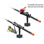RAP-390-BU:RAP-390-BU_1:RAM® Tube Jr.™ Rod Holder with Bulkhead Base - 6" Post